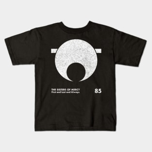 Sisters Of Mercy / Minimal Graphic Design Tribute Kids T-Shirt